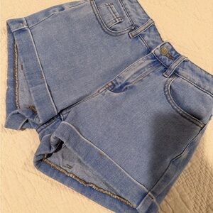 PacSun Light Blue Denim Shorts